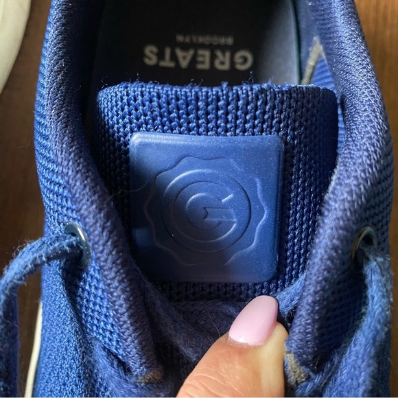 GREATS Men’s Brooklyn Royale Knit Navy Blue SZ 9.5 - Picture 11 of 12